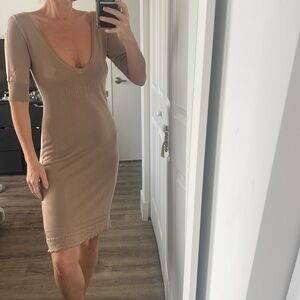 Anti-flirt knit dress